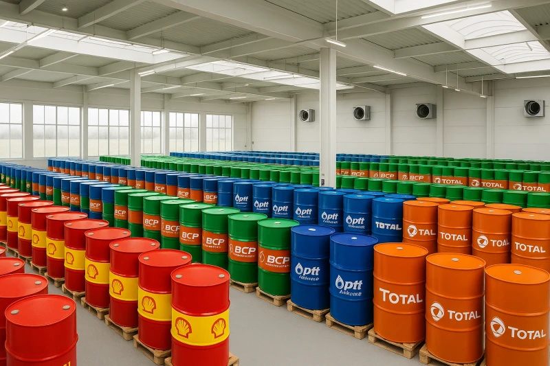 การจัดเก็บและอายุการเก็บรักษาน้ำมันหล่อลื่น