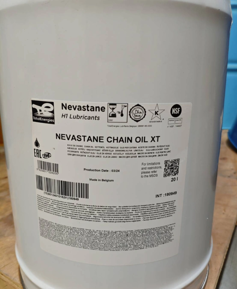 TOTAL NEVASTANE CHAIN OIL XT น้ำมันโซ่ (Food Grade)